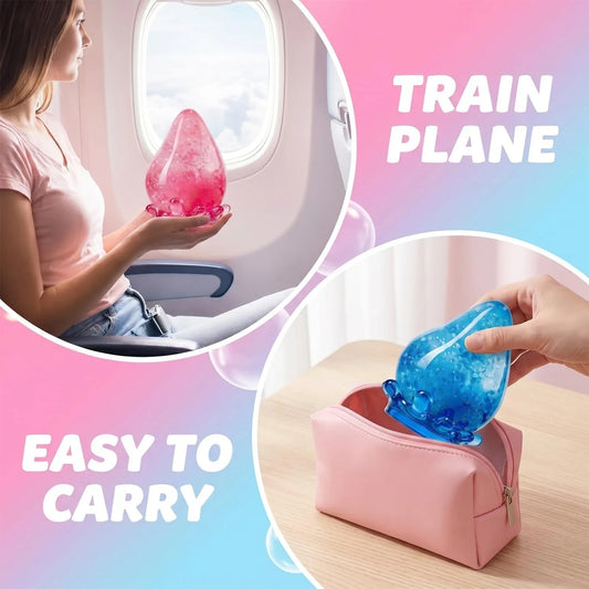 Water Drop Squeeze Squishies, Dream Squishy Drop Squishy Stress Ball,Drop Gifts for Anxiety Relief Office Easter Birthday (Blue)