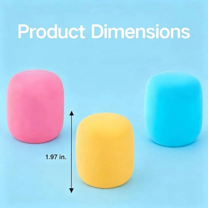 Gum Drop Squeeze Color Changing Squishy, Slow Stress Balls Fidget Sensory Toys for Adults,Gum Drop Shape Fidgets for Pull Stretch Squishy Toy (Blue)