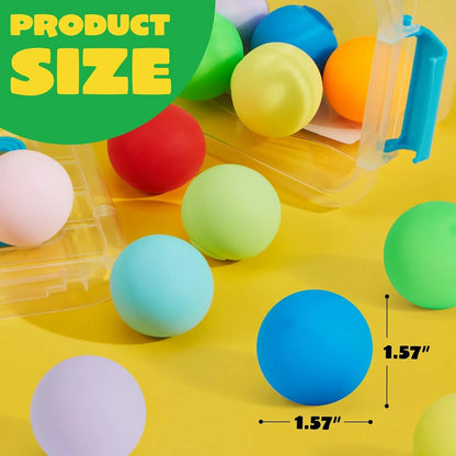 JOYIN 24 Pack Slow Rising Stress Balls, Squishy Sensory Fidget Toys, Hand Therapy Balls for Anxiety Relief, Classroom Prize Box Toys for Kids, Goodie Bag Stuffers, Party Favors