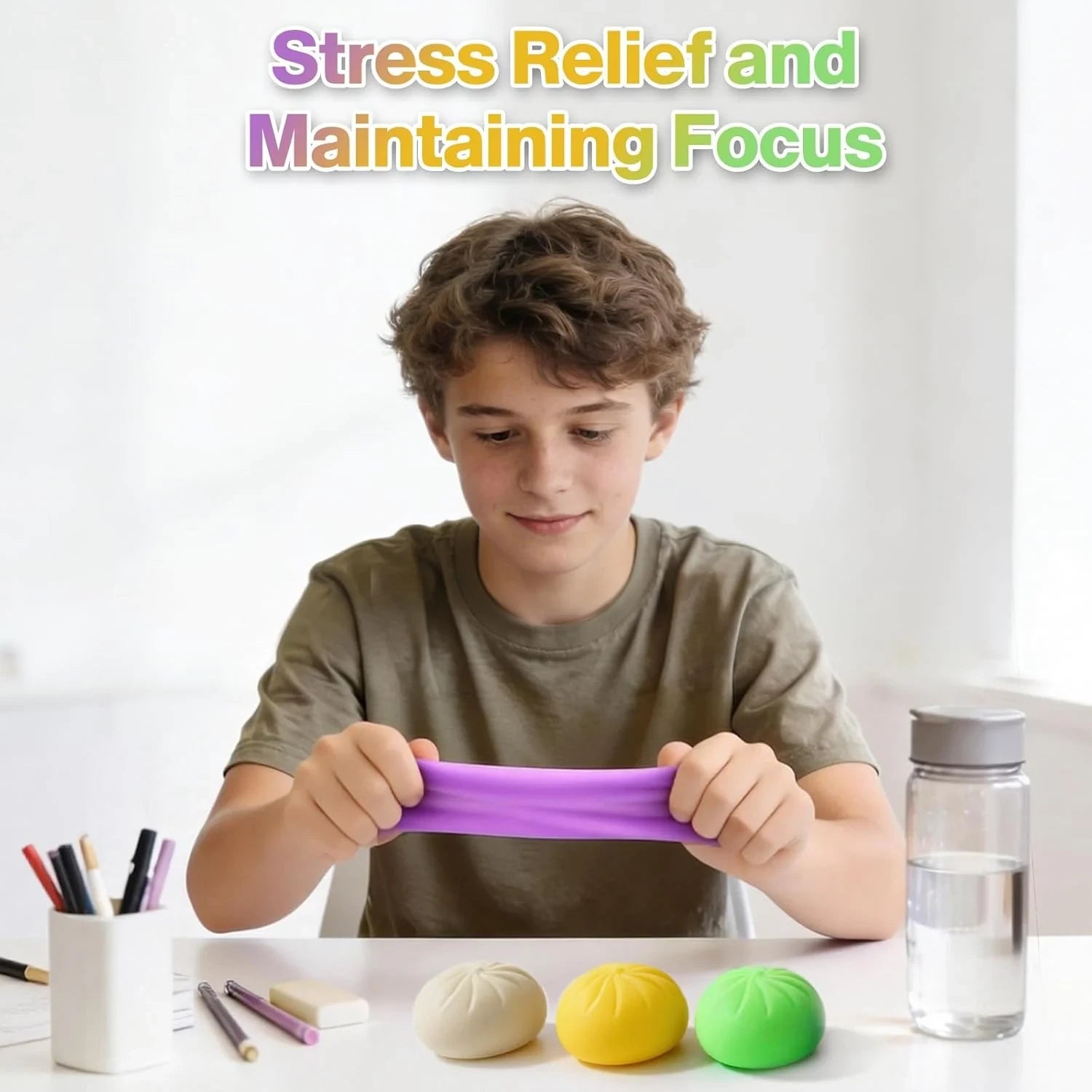 Dumpling Squishy Mystery Box, Mystery Dumpling Squishy Squeeze Stress Balls for Kids & Adults, Sensory Fidget Toys for Anxiety Relief, Crazy Fun Dumplings Ideal Gift for Boys,Girls,Teens(Pink)