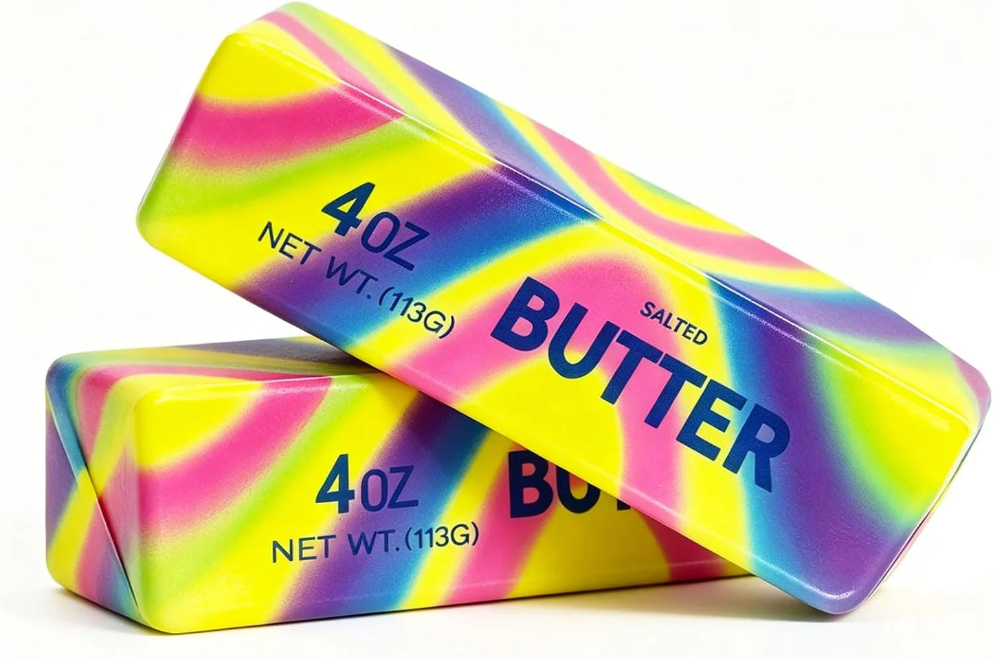 Slow Rising Squishy，Taba Squishy, Stress Balls，Party Favor Gift (Butter stick-2pcs)-0519 (Colorful-2pcs) - US 1152